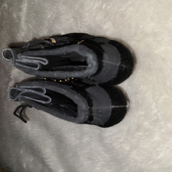 Mark Size 6 Black Wedge Booties - Picture 6 of 8